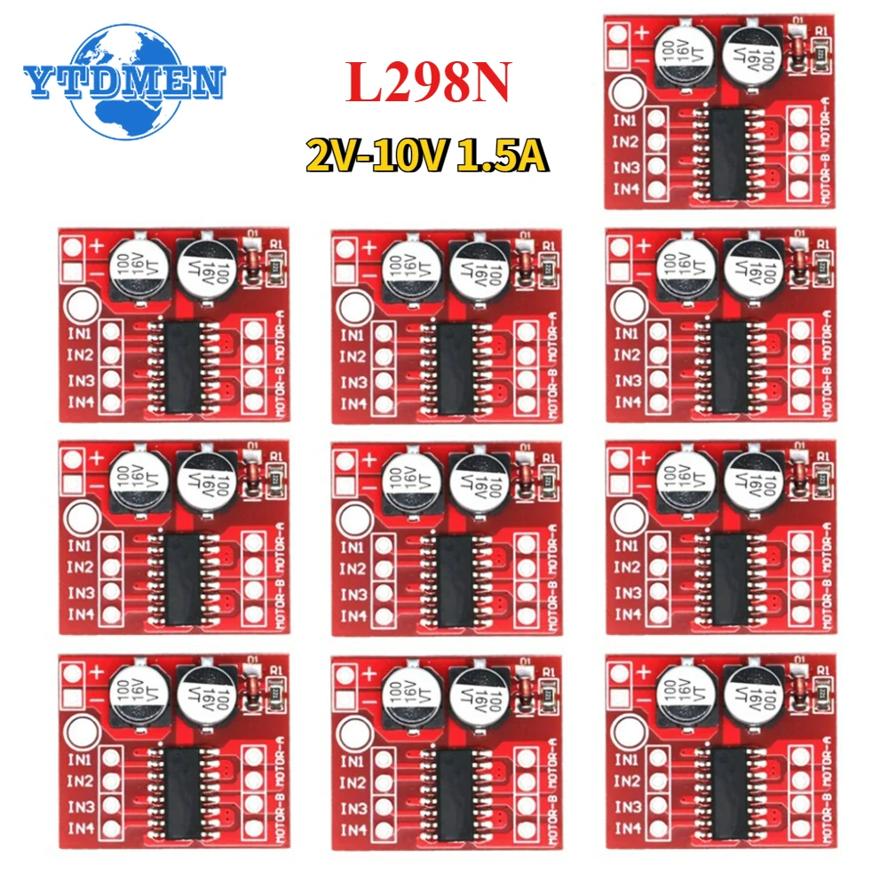 L298N Motor Driver - 1/5/10 Uds MX1508 módulo controlador de