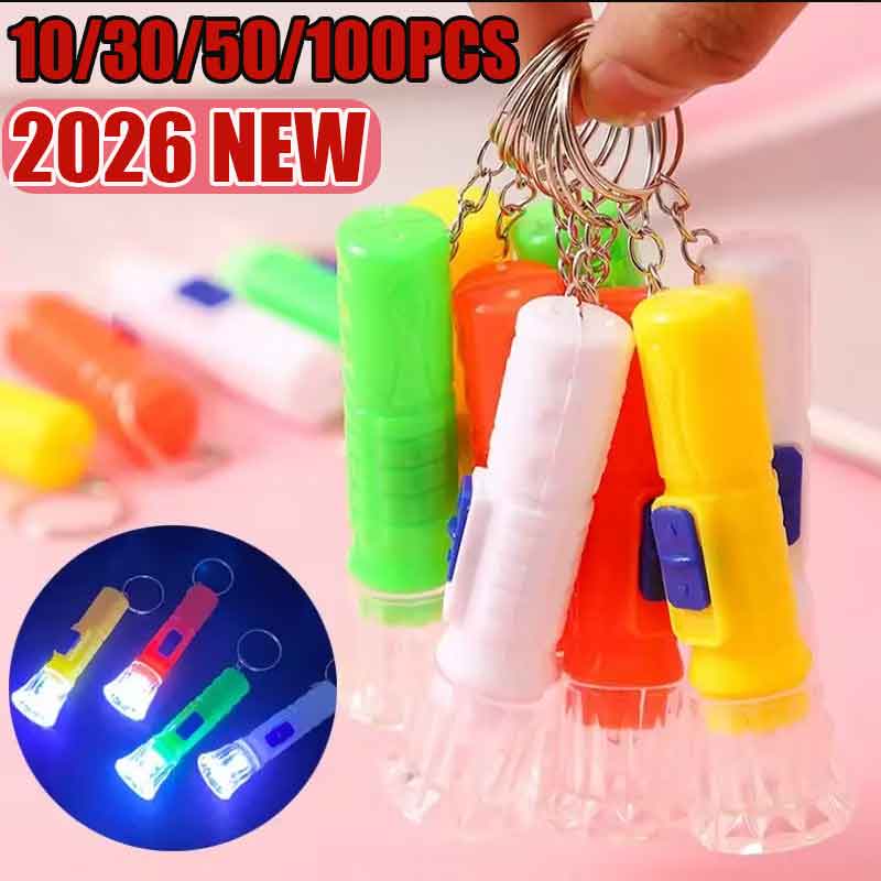Diy Lamp Electronics - 10/30/50/100PCS Mini Linterna LED de Juguete
