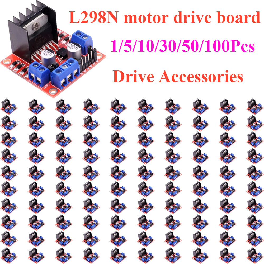 L298N Motor Driver - 1~100 Piezas L298N Módulo de Placa