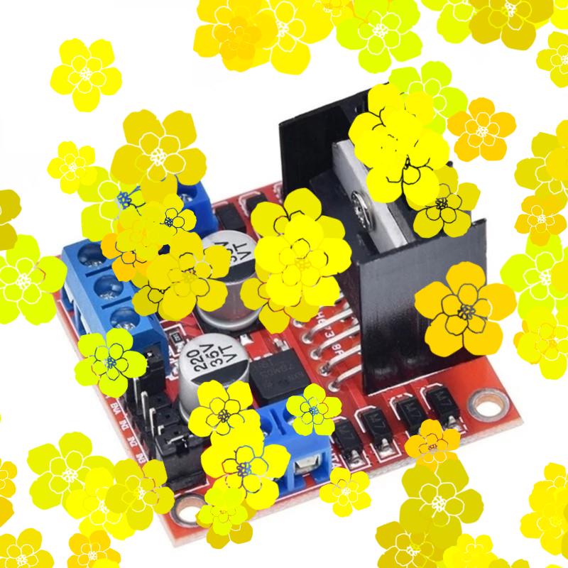 L298N Motor Driver - Módulo de placa controladora L298N, puente