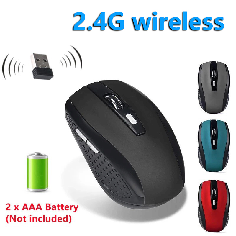 Diy Mouse Electronics - Ratón inalámbrico de 2,4G, ergonómico, portátil,