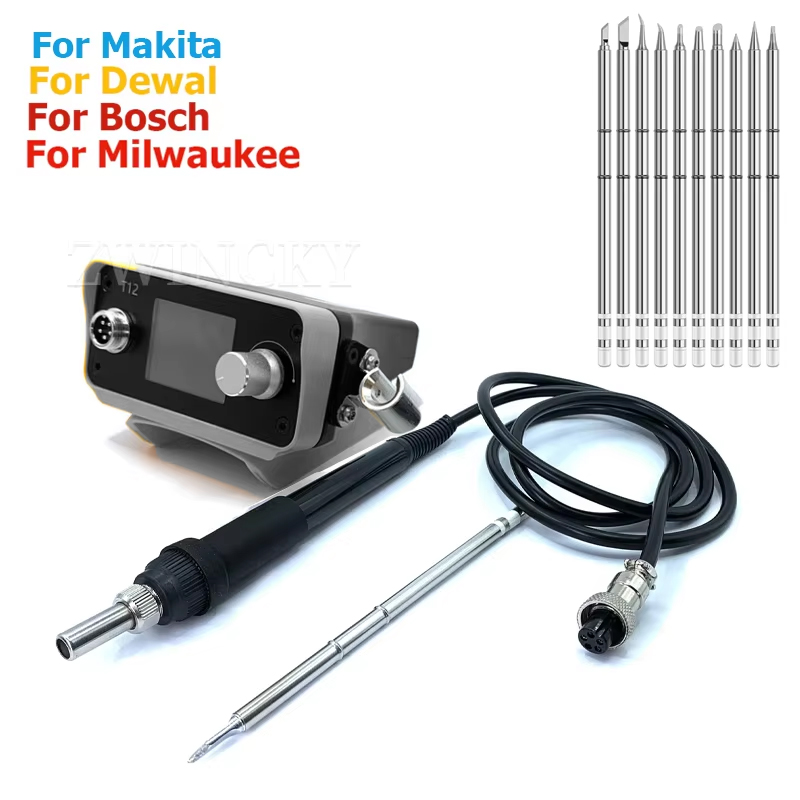Diy Electronics Storage - Estación de soldadura inalámbrica para Dewaltt/Makita/Milwaukee/Bosch,