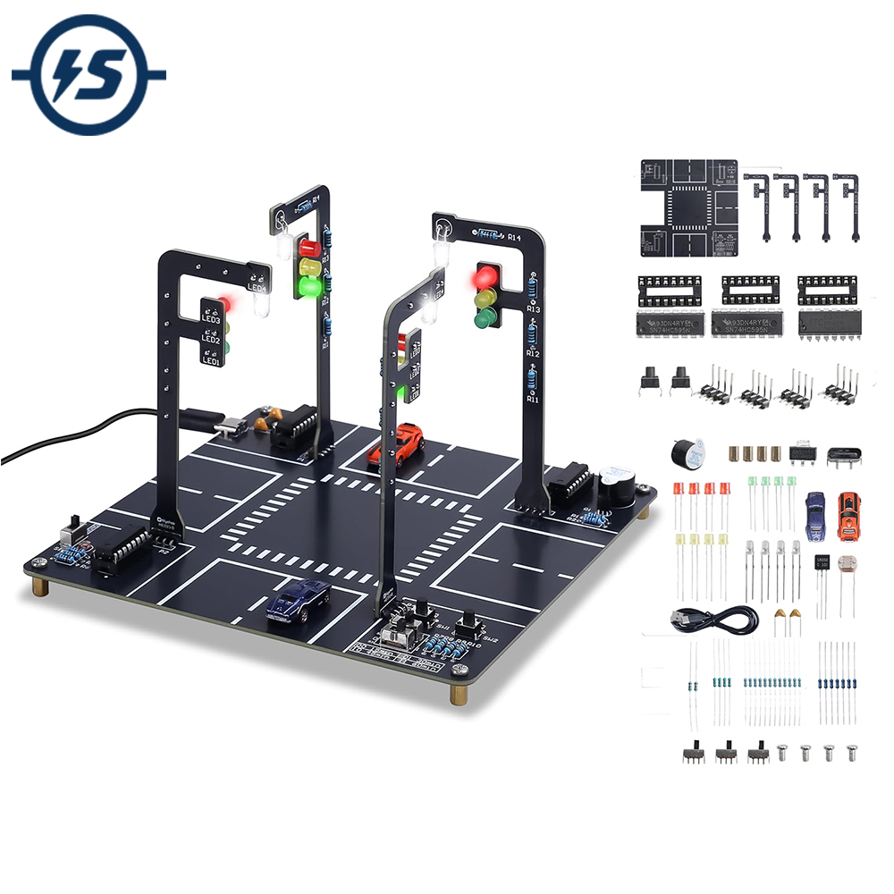 Diy Electronics Kits For Adults - Kit de simulador de semáforo con