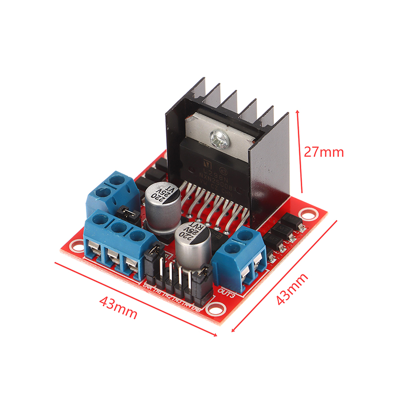 L298N Motor Driver - Motor paso a paso L298N, Robot