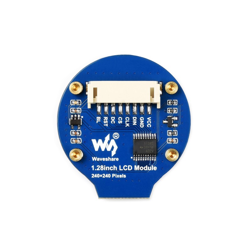 Módulo LCD TFT Redondo de 1.28 - Diy Wearable Electronics reseña y precio