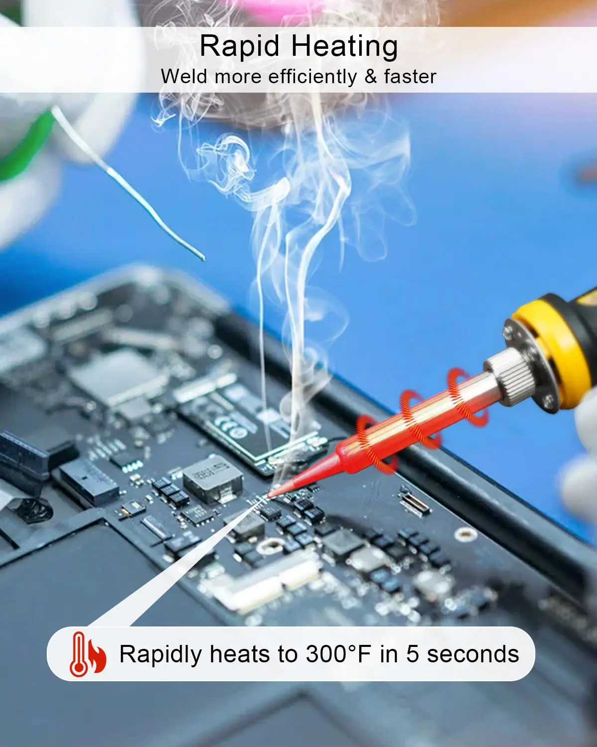 Kit de soldador portátil Compa - Diy Electronics Storage reseña y precio