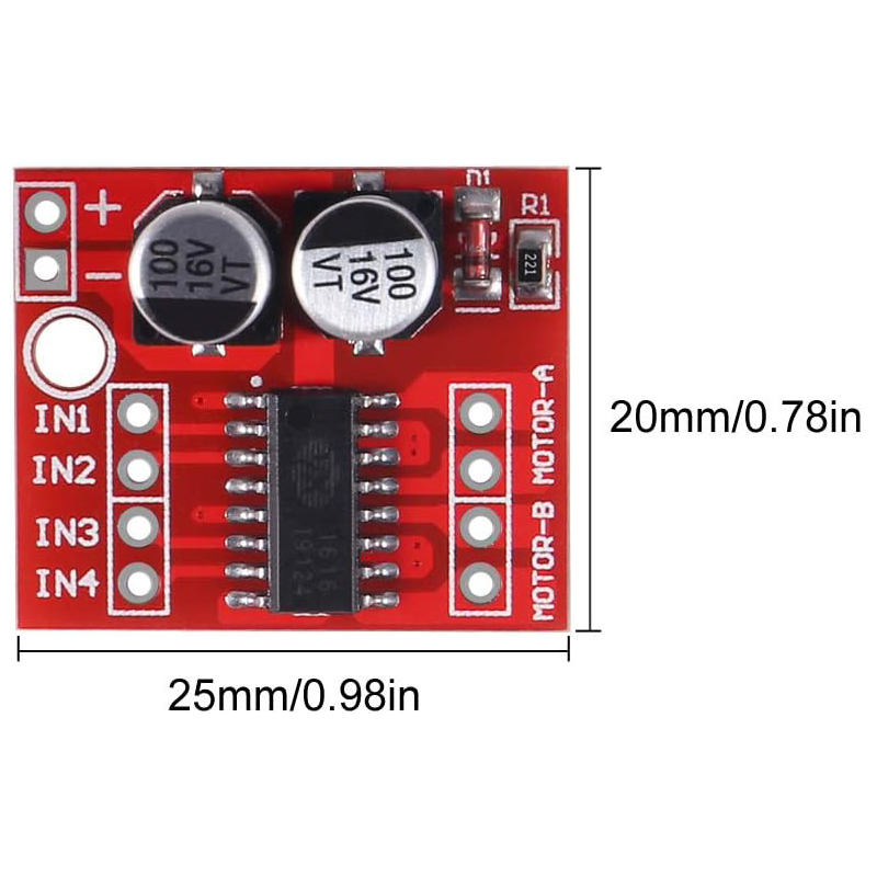 Módulo de controlador de Motor - L298N Motor Driver reseña y precio