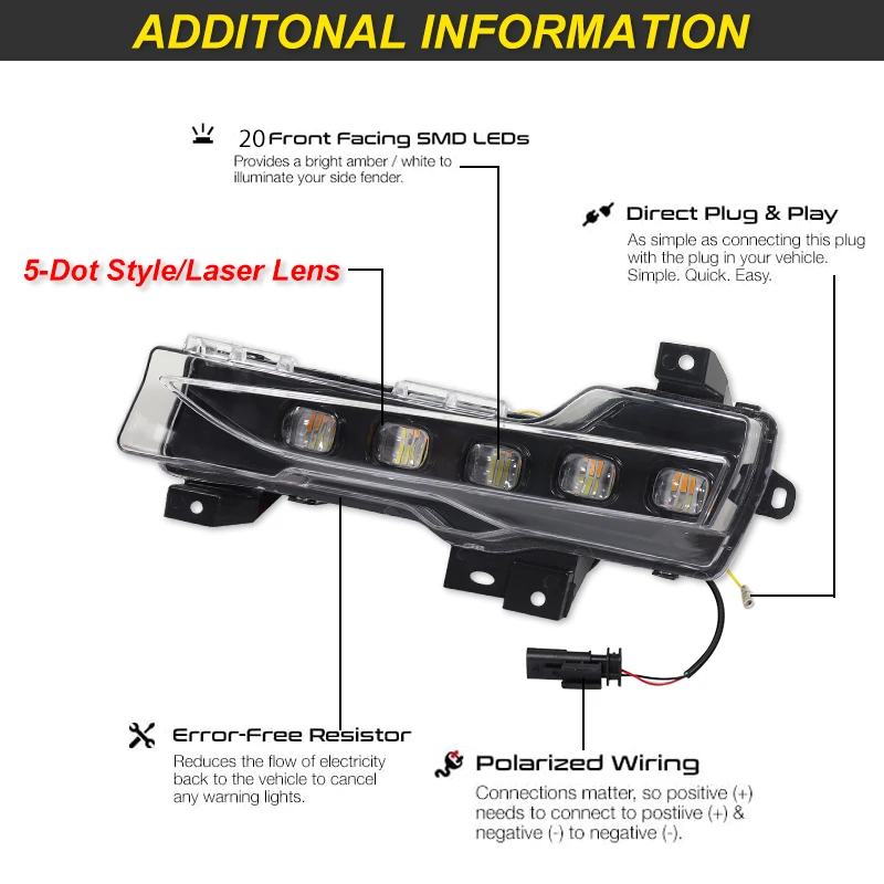 Kit de Luces Antiniebla/DRL -  - Led Assortment Kit reseña y precio