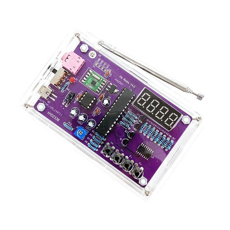 Kit de Radio FM de Doble Canal - Diy Electronics Kits For Adults reseña y precio