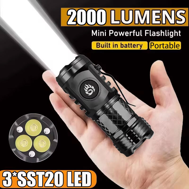 Mini linterna LED portátil, po - Diy Lamp Electronics reseña y precio