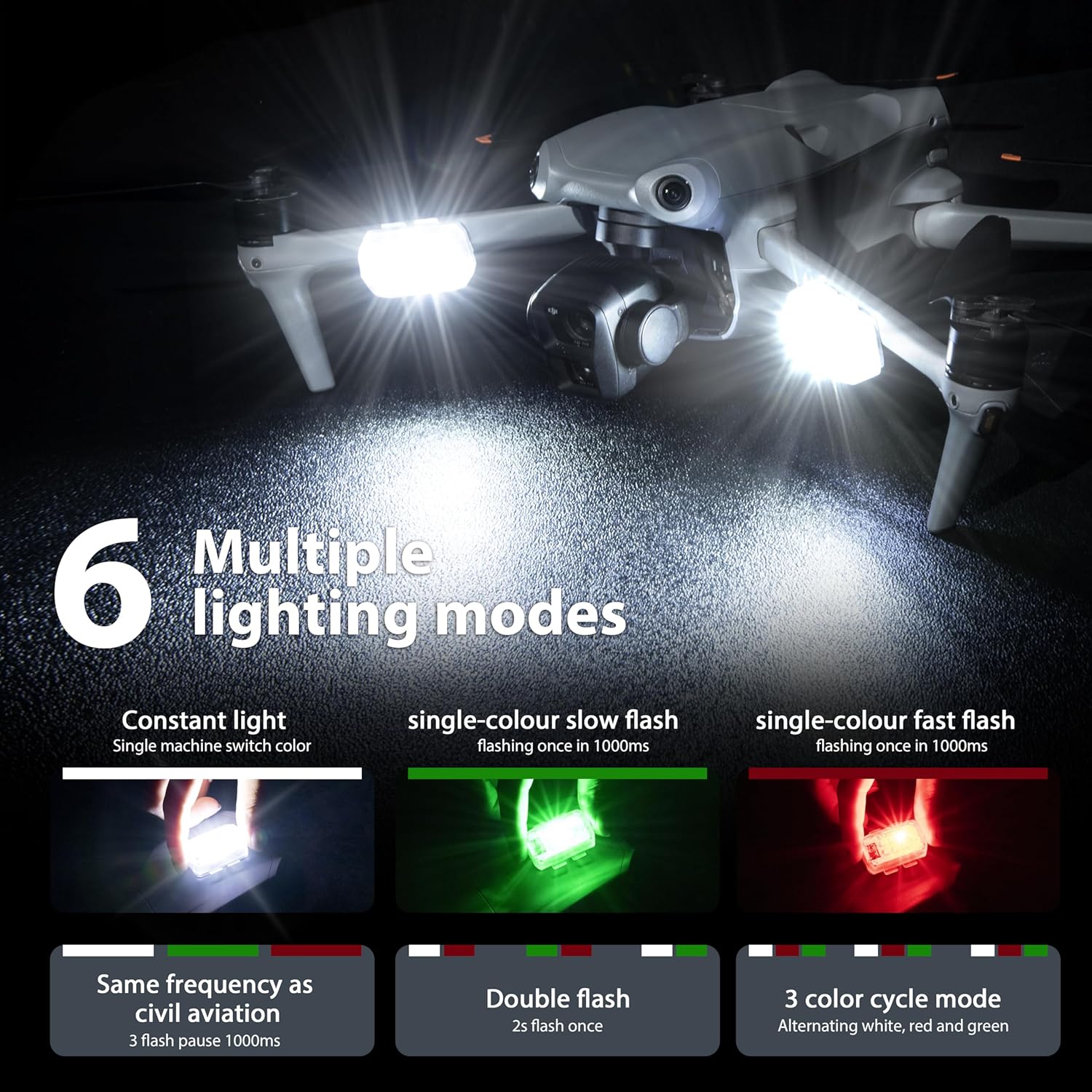 STARTRC Drone luz estroboscópi - Diy Rc Electronics reseña y precio