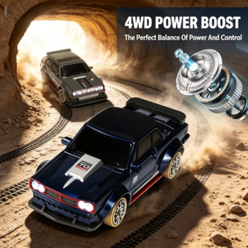 Coche de Derrape RC 4WD 1:63 c - Diy Rc Electronics reseña y precio