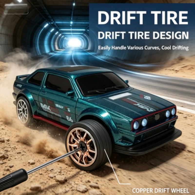 Coche de Derrape RC 4WD 1:63 c - Diy Rc Electronics reseña y precio