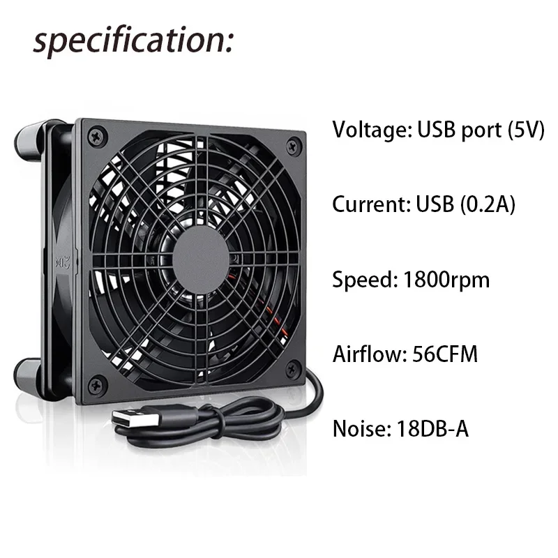 Ventilador de refrigeración de - Diy Electronics Case reseña y precio