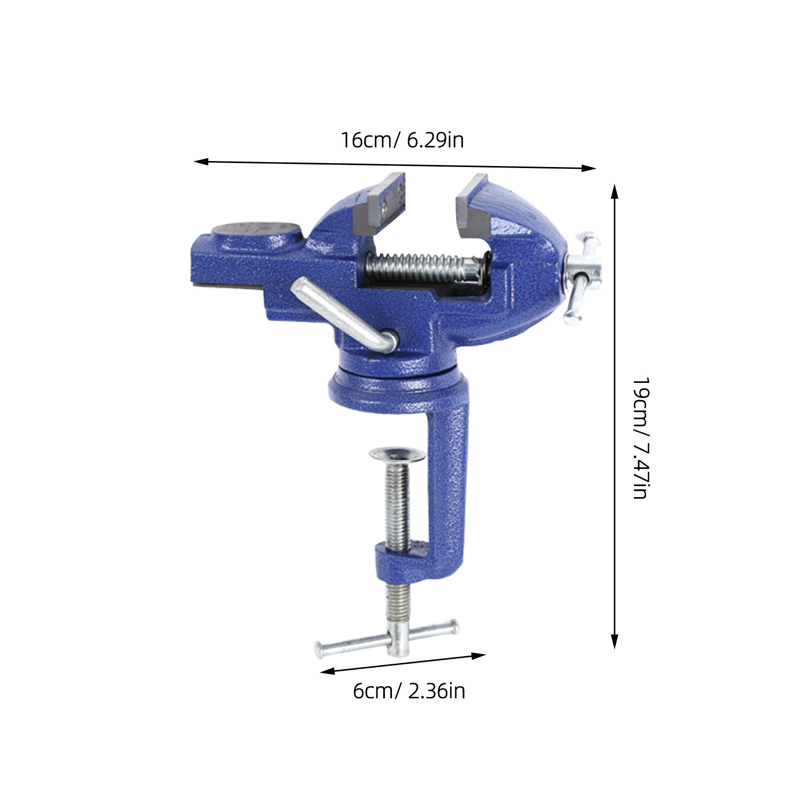 Mini tornillo de banco girator - Diy Electronics Table reseña y precio