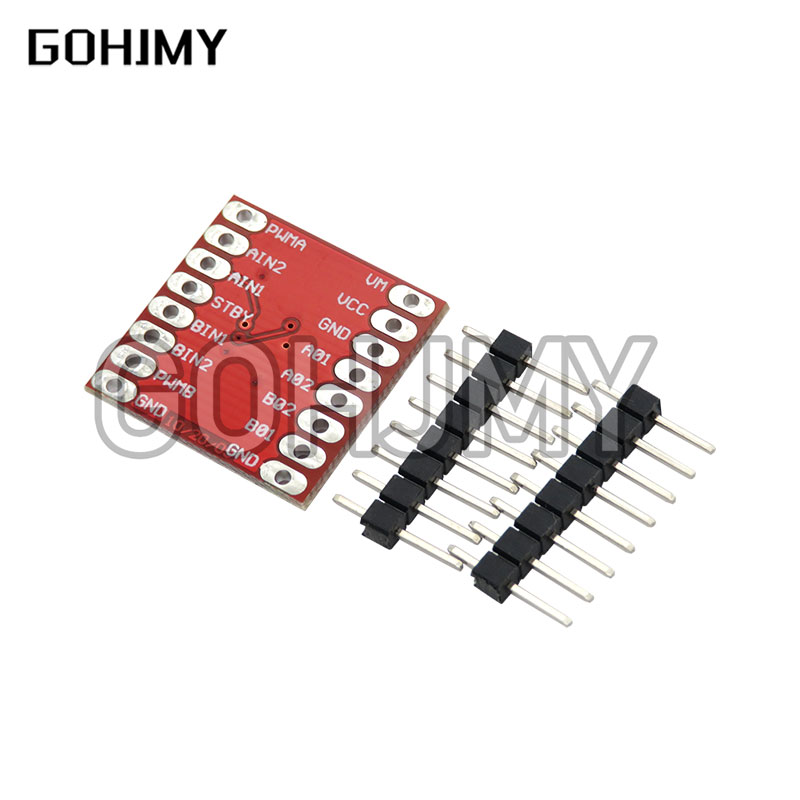 TB6612 DRV8833 Controlador de  - L298N Motor Driver reseña y precio