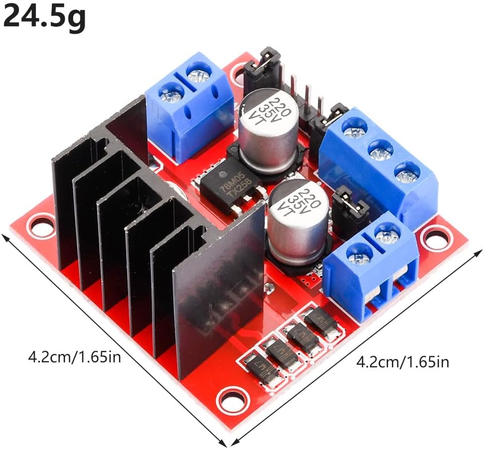 Módulo de placa controladora L - L298N Motor Driver reseña y precio