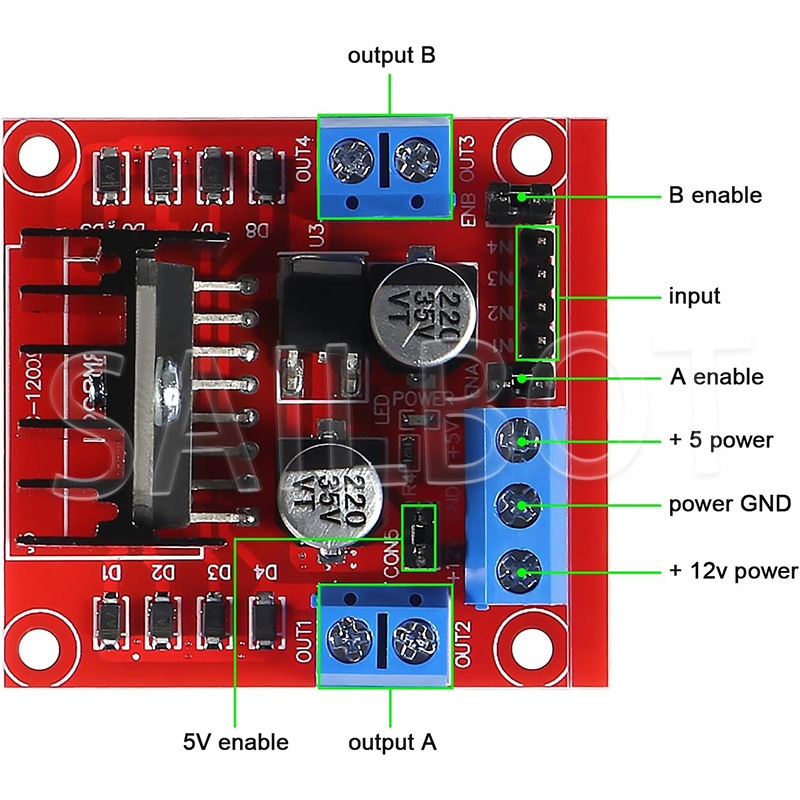 1/5/10 Uds L298N controlador d - L298N Motor Driver reseña y precio