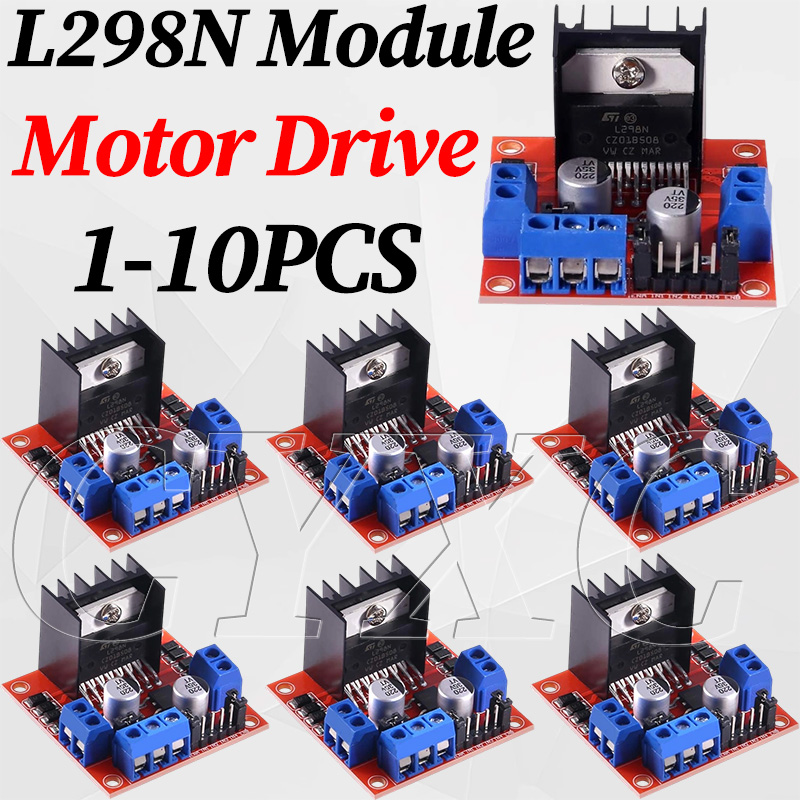 1-10PCS L298N Stepper Motor Dr - L298N Motor Driver reseña y precio