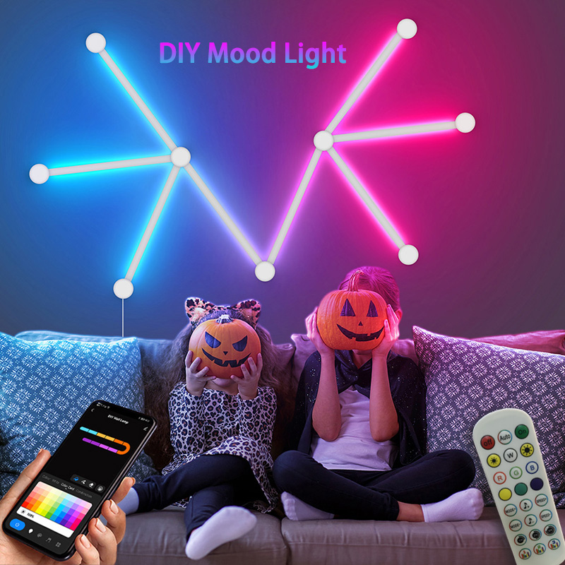 Lámpara de pared RGB inteligen - Diy Lamp Electronics reseña y precio
