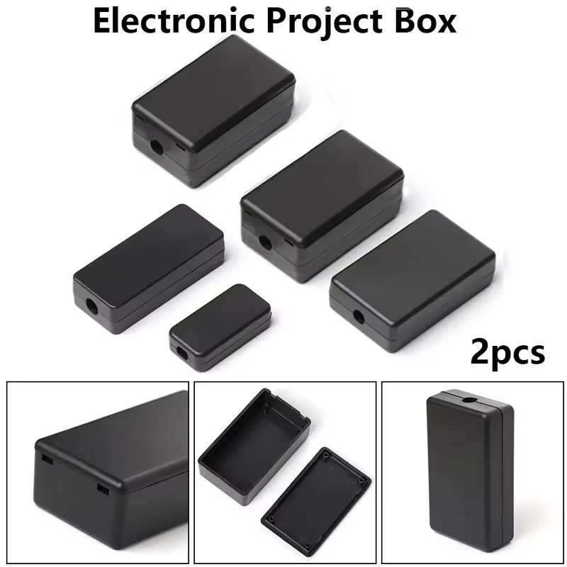 Caja negra de plástico imperme - Diy Electronics Storage reseña y precio