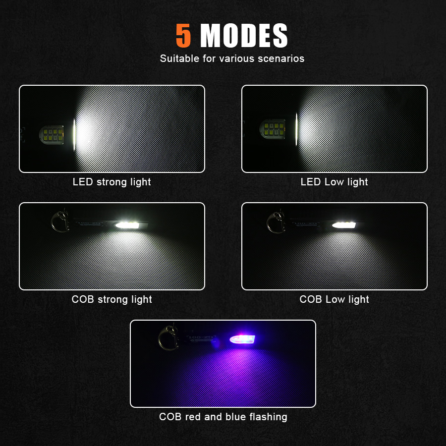 Mini llavero LED COB multifunc - Diy Lamp Electronics reseña y precio