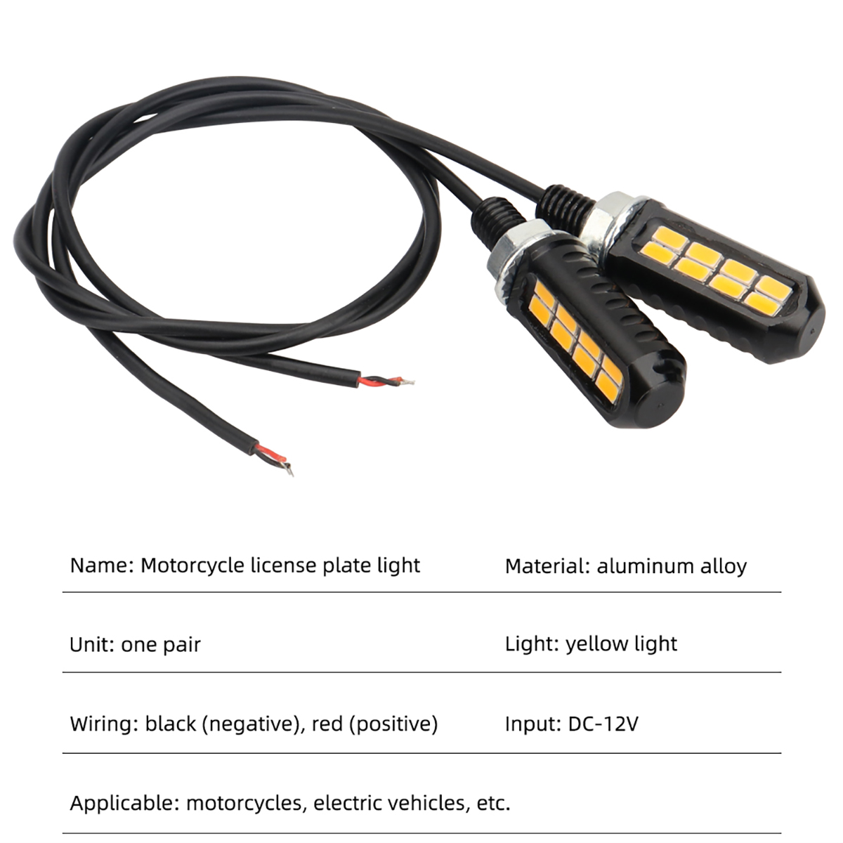 1 par de luces LED para motoci - Diy Lamp Electronics reseña y precio