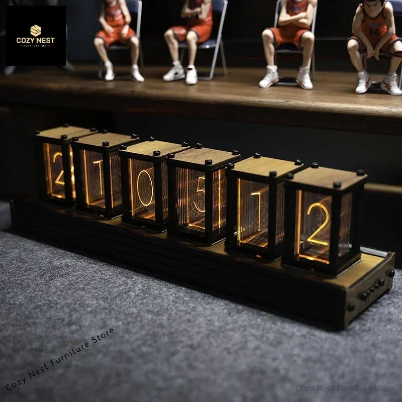 Reloj de Tubo Nixie de Lujo, R - Diy Electronics Table reseña y precio