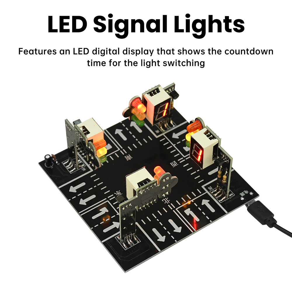 Kit de simulador de semáforo c - Diy Electronics Kits For Adults reseña y precio
