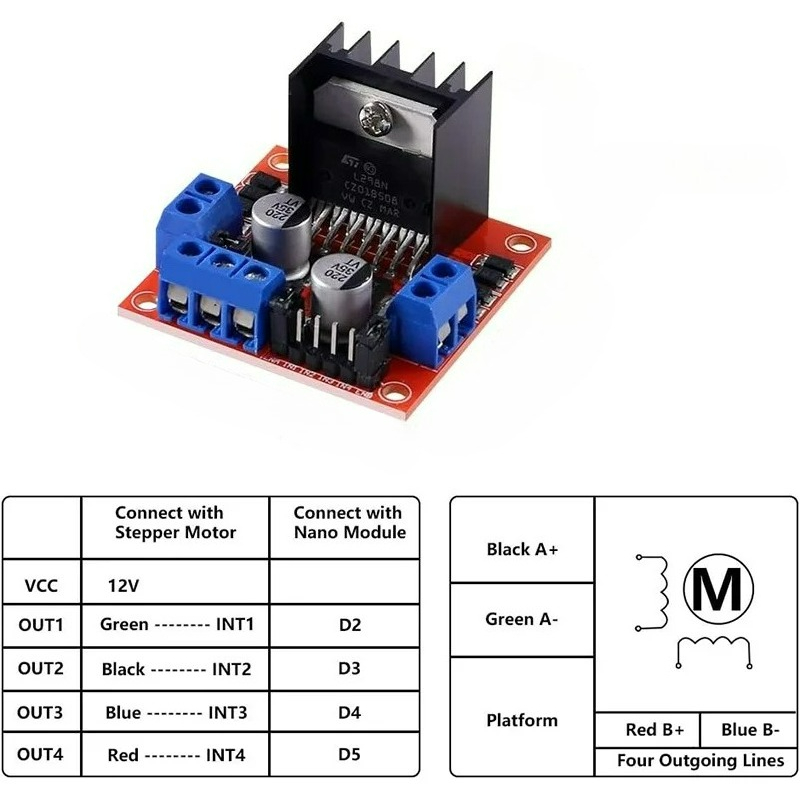 1-5 unidades Módulo de placa c - L298N Motor Driver reseña y precio