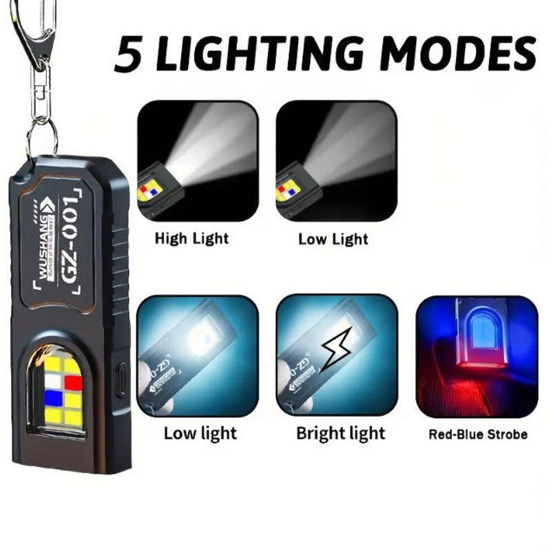 Linterna con llavero multifunc - Diy Lamp Electronics reseña y precio