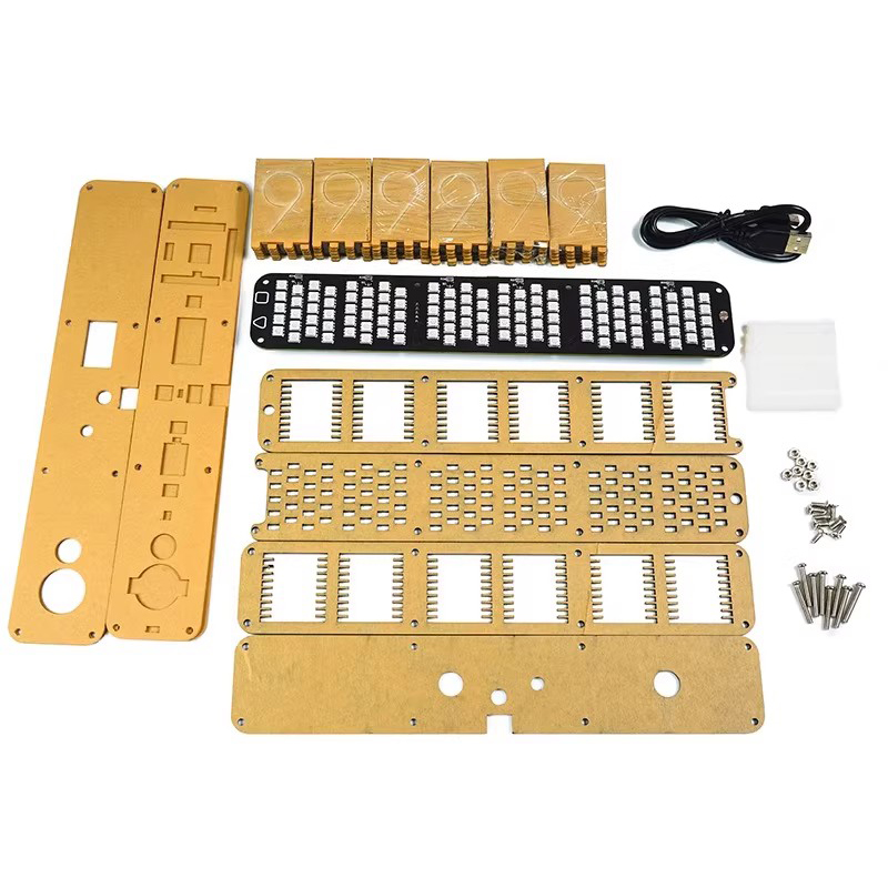 Kit de Reloj de Tubo Luminoso, - Diy Electronics Table reseña y precio