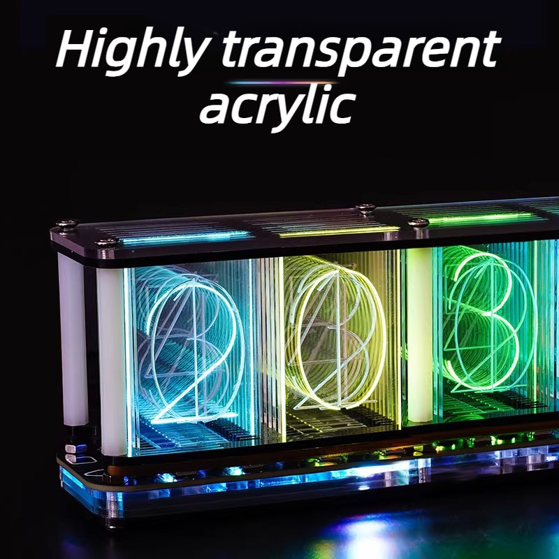 Kit de Reloj de Tubo Luminoso, - Diy Electronics Table reseña y precio