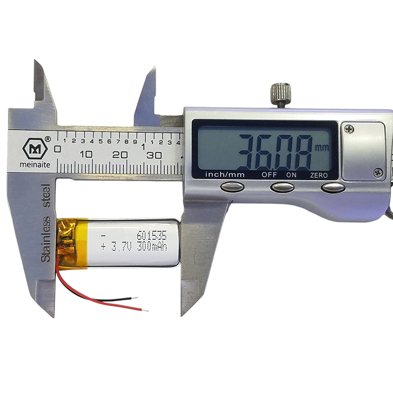601535 300mAh 3.7V Batería de  - Diy Wearable Electronics reseña y precio