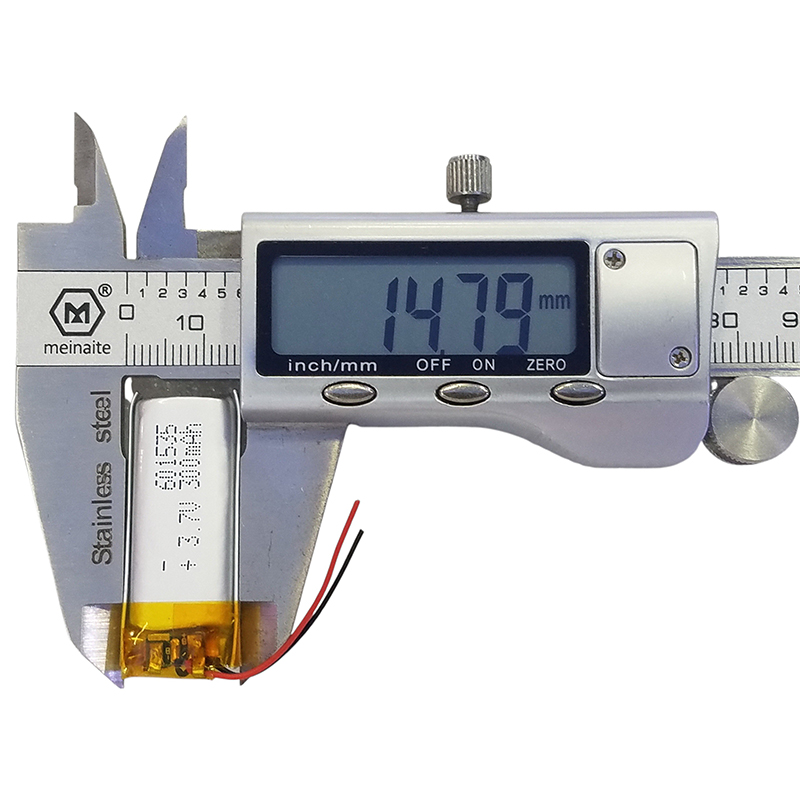 601535 300mAh 3.7V Batería de  - Diy Wearable Electronics reseña y precio