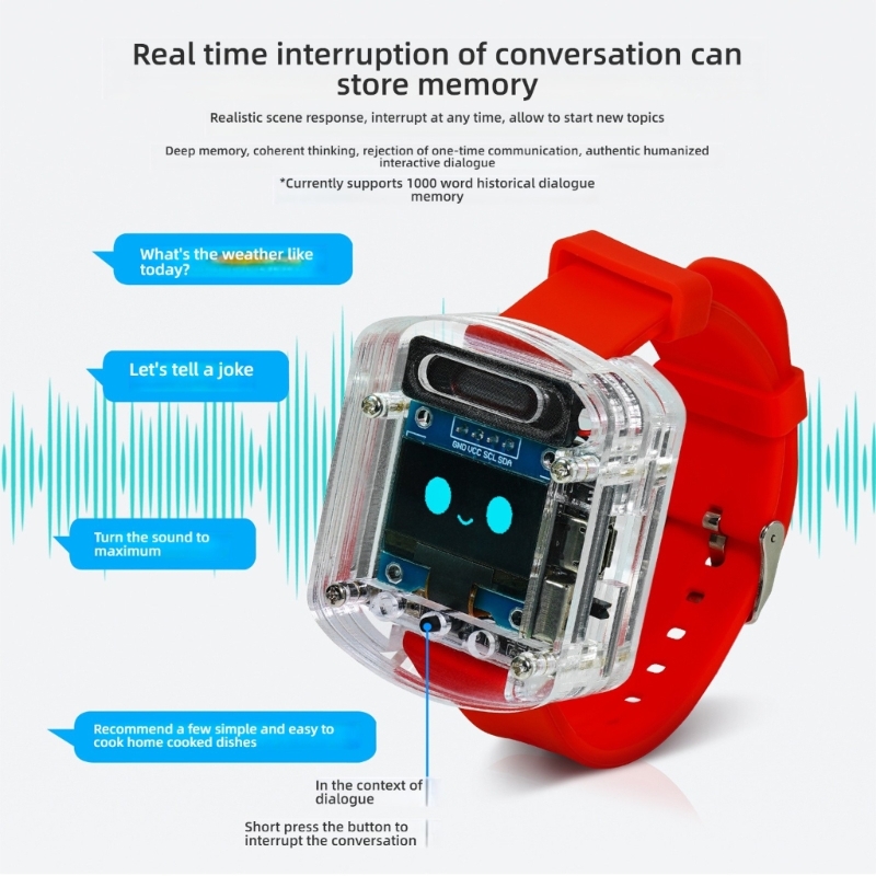 reloj con Control voz AI, proy - Diy Wearable Electronics reseña y precio