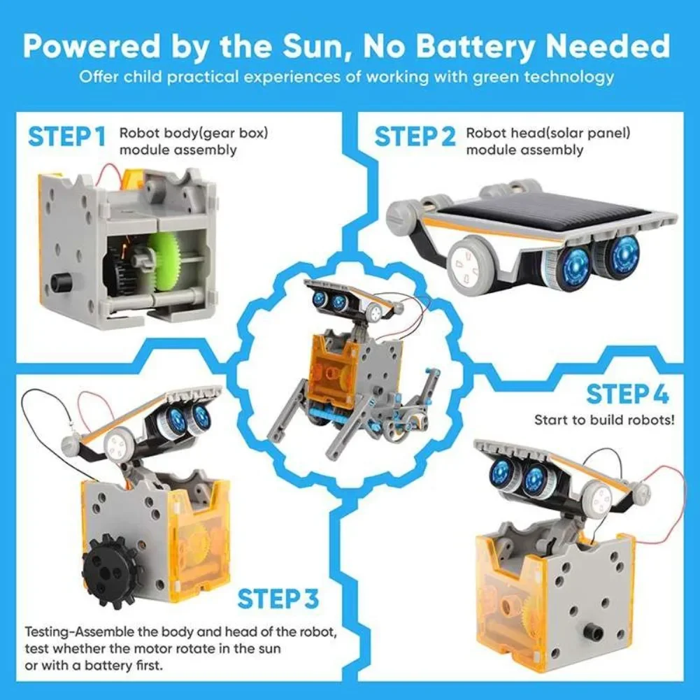 Kit de ciencia Robot con energ - Diy Electronics For Home reseña y precio